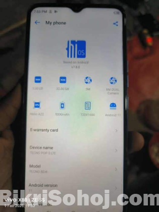 Tecno pop 5 lite